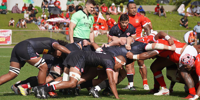 Tonga, con 14 hombres, vuelve a la senda de la victoria contra el desventurado Canadá en Nuku’alofa