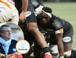 “Siya Kolisi ganó peso, perdió forma y era transparente” – Presidente de Racing 92